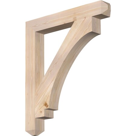Ekena Millwork Imperial Craftsman Smooth Bracket, Douglas Fir, 5 1/2"W x 42"D x 48"H BKT06X42X48IMP04SDF